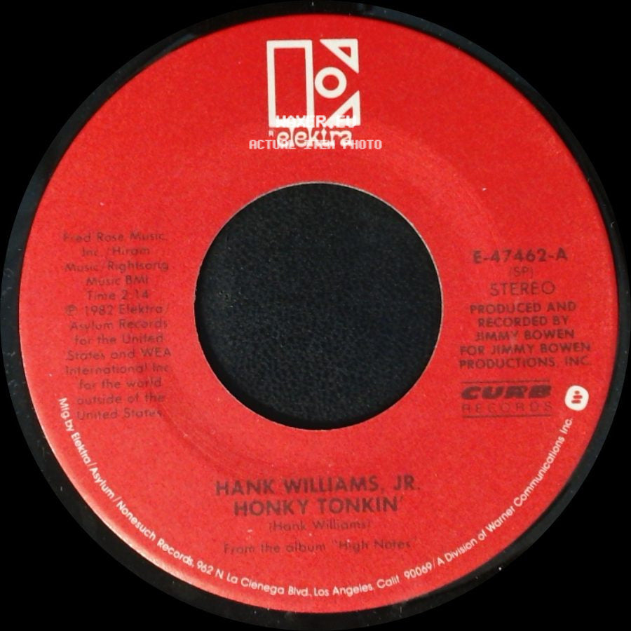 Hank Williams, Jr. - Honky Tonkin' / High And Pressurized side A