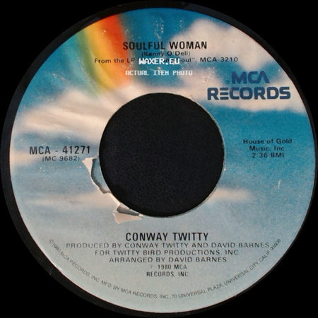 Conway Twitty - I've Never Seen The Likes Of You / Soulful Woman side B