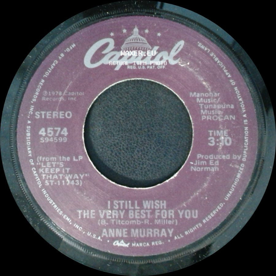 Anne Murray - I Still Wish The Very Best For You / You Needed Me side A