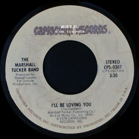 The Marshall Tucker Band - Everybody Needs Somebody / I'll Be Loving You side B