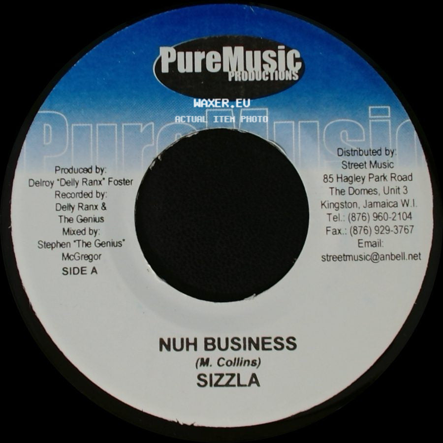 Sizzla / Stephen 'the Genus' Mcgregor / Delroy 'delly Ranx' Foster - Nuh Business / Red Bull & Guiness Riddim side A