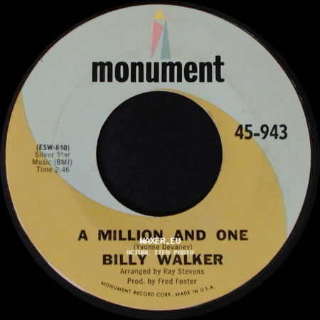 Billy Walker - A Million And One / Close To Linda side A