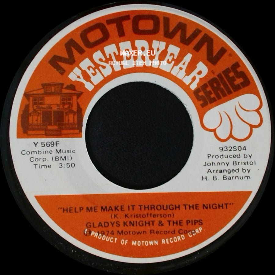 Gladys Knight & The Pips - Daddy Could Swear, I Declare / Help Me Make It Through The Night side B