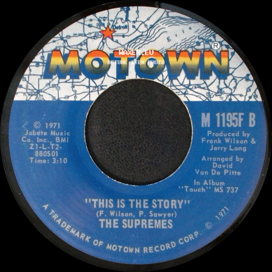 The Supremes - Floy Joy / This Is The Story side B