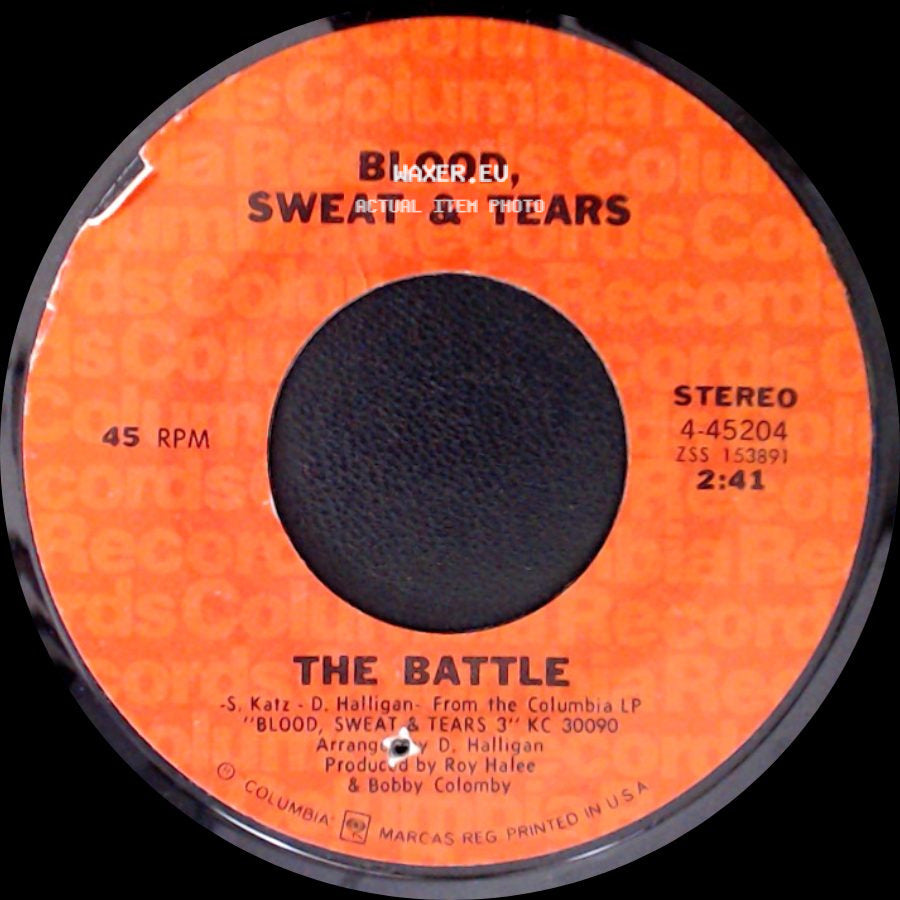 Blood, Sweat & Tears - The Battle / Hi-De-Ho side A