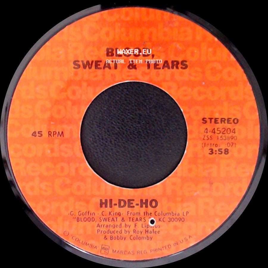 Blood, Sweat & Tears - The Battle / Hi-De-Ho side B