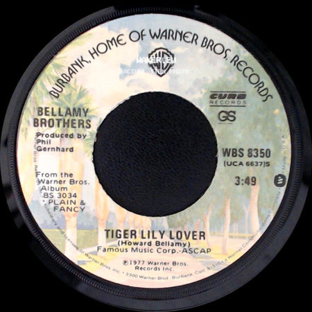Bellamy Brothers - Crossfire / Tiger Lily Lover side B