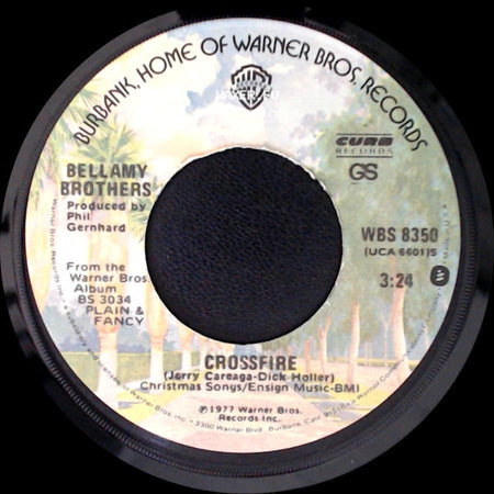 Bellamy Brothers - Tiger Lily Lover / Crossfire side B