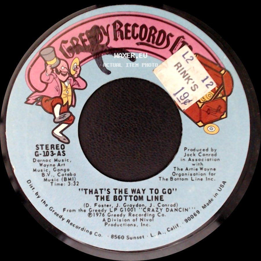 The Bottom Line - That's The Way To Go / Disco Dobro side A