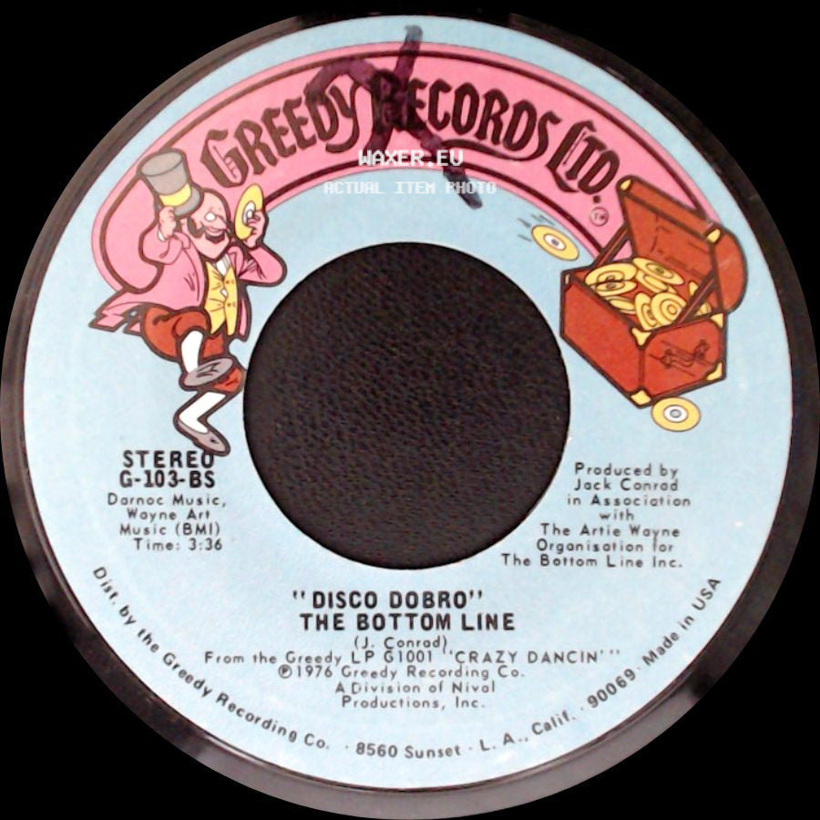 The Bottom Line - That's The Way To Go / Disco Dobro side B