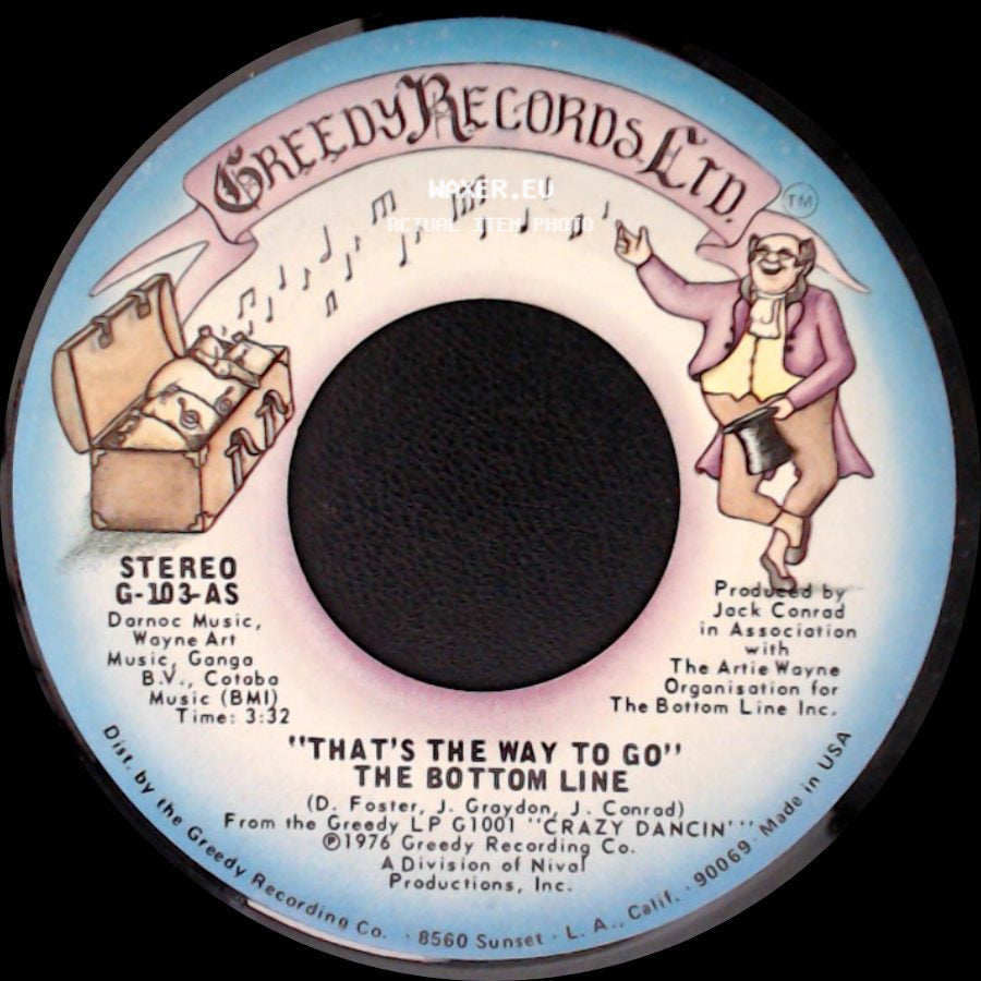 The Bottom Line - That's The Way To Go / Disco Dobro side A