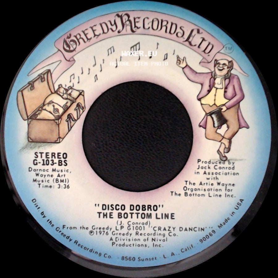 The Bottom Line - That's The Way To Go / Disco Dobro side B