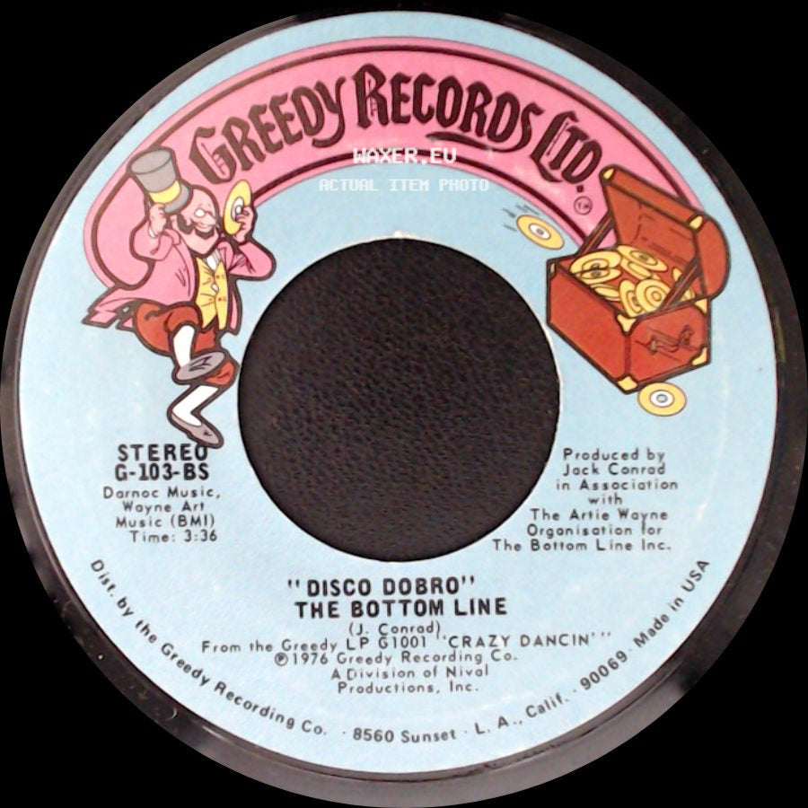 The Bottom Line - Disco Dobro / That's The Way To Go side A