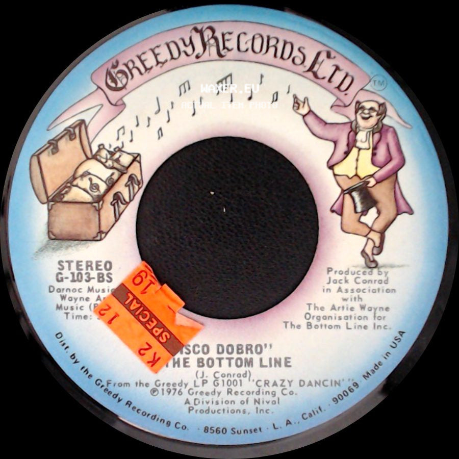 The Bottom Line - That's The Way To Go / Disco Dobro side B