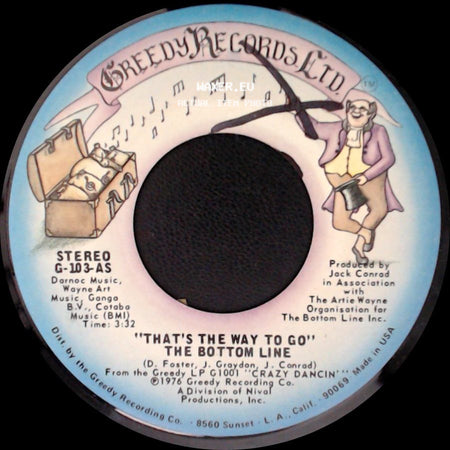 The Bottom Line - That's The Way To Go / Disco Dobro side A