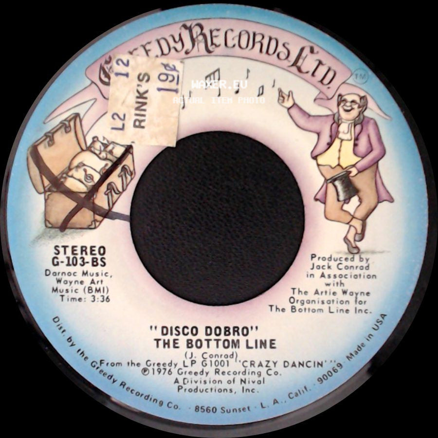 The Bottom Line - That's The Way To Go / Disco Dobro side B