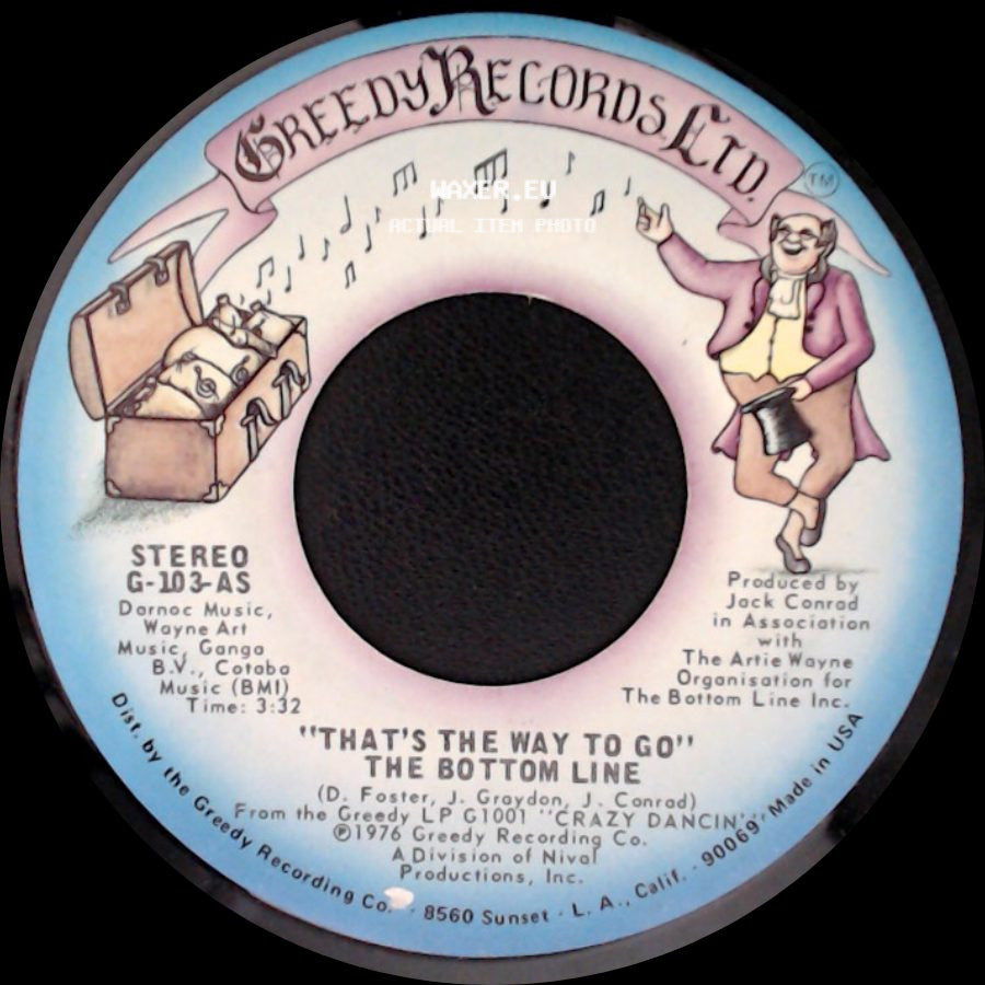 The Bottom Line - That's The Way To Go / Disco Dobro side A