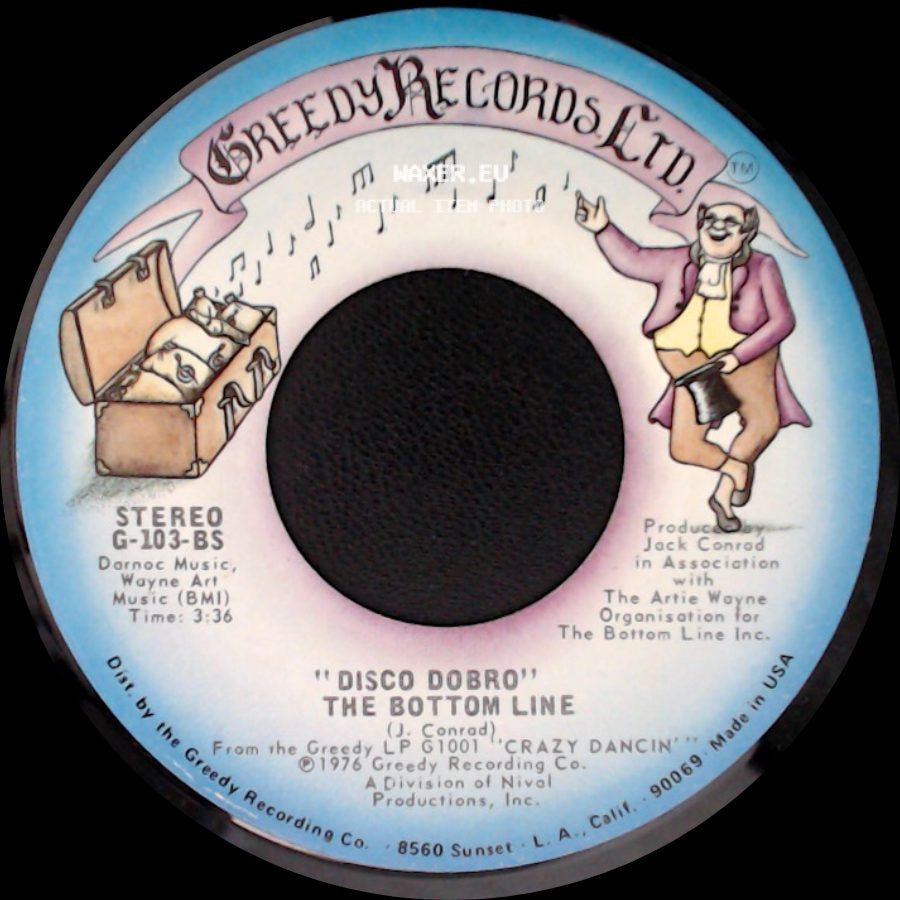 The Bottom Line - That's The Way To Go / Disco Dobro side B