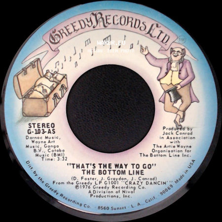 The Bottom Line - That's The Way To Go / Disco Dobro side A