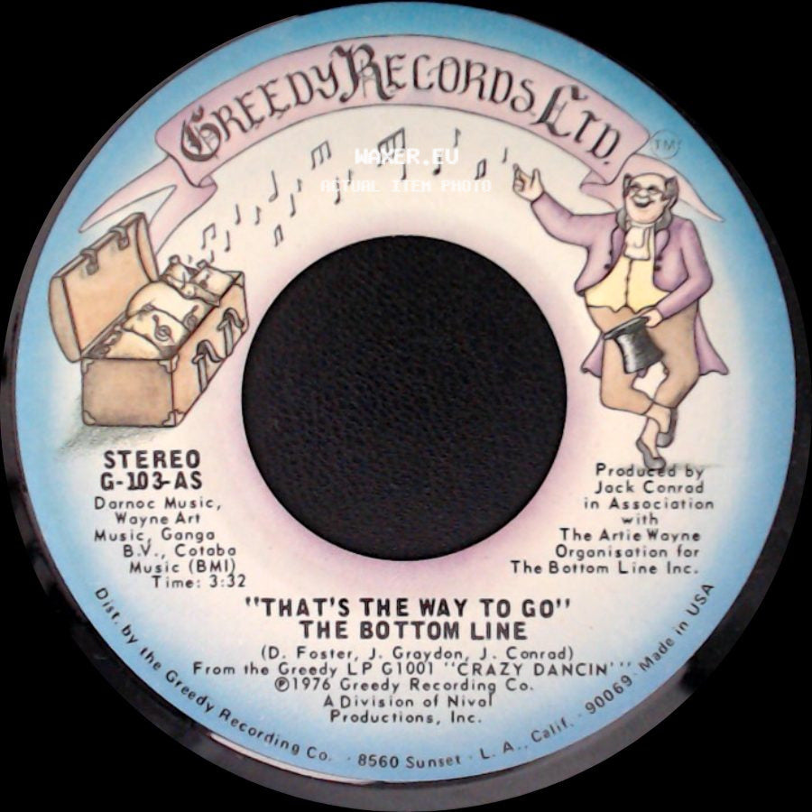 The Bottom Line - That's The Way To Go / Disco Dobro side A