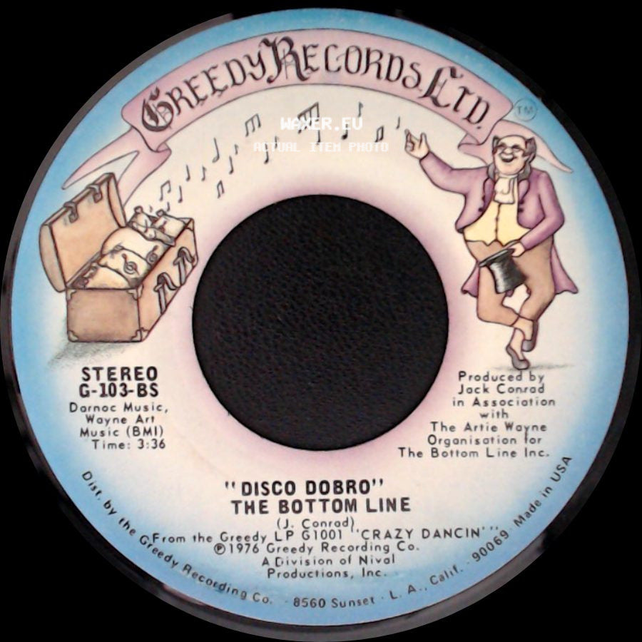 The Bottom Line - That's The Way To Go / Disco Dobro side B