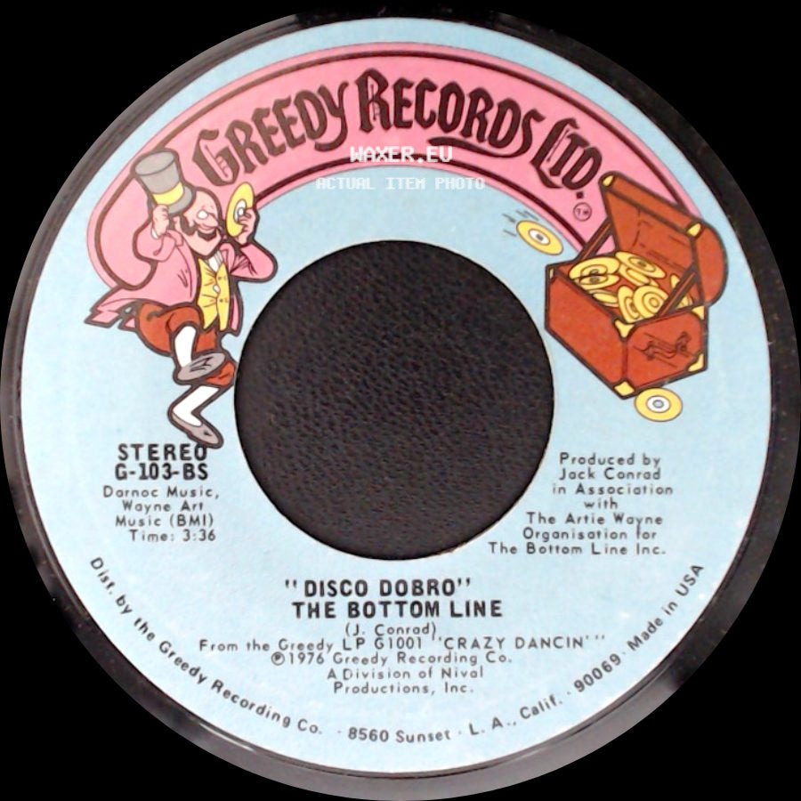 The Bottom Line - Disco Dobro / That's The Way To Go side A