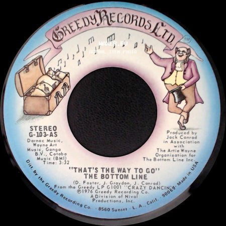 The Bottom Line - Disco Dobro / That's The Way To Go side B