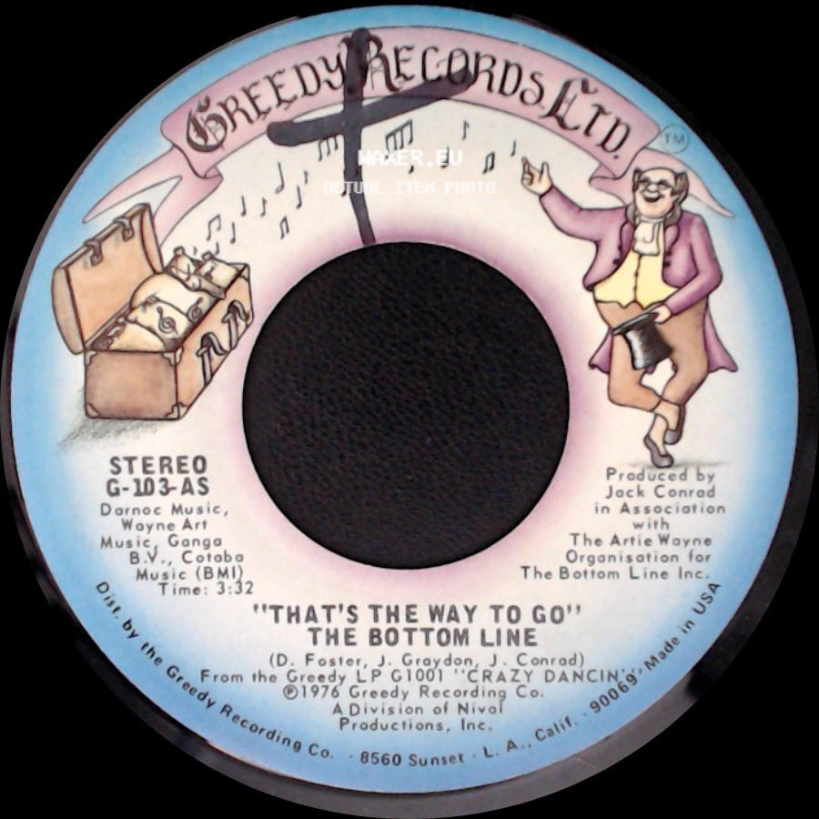 The Bottom Line - That's The Way To Go / Disco Dobro side A