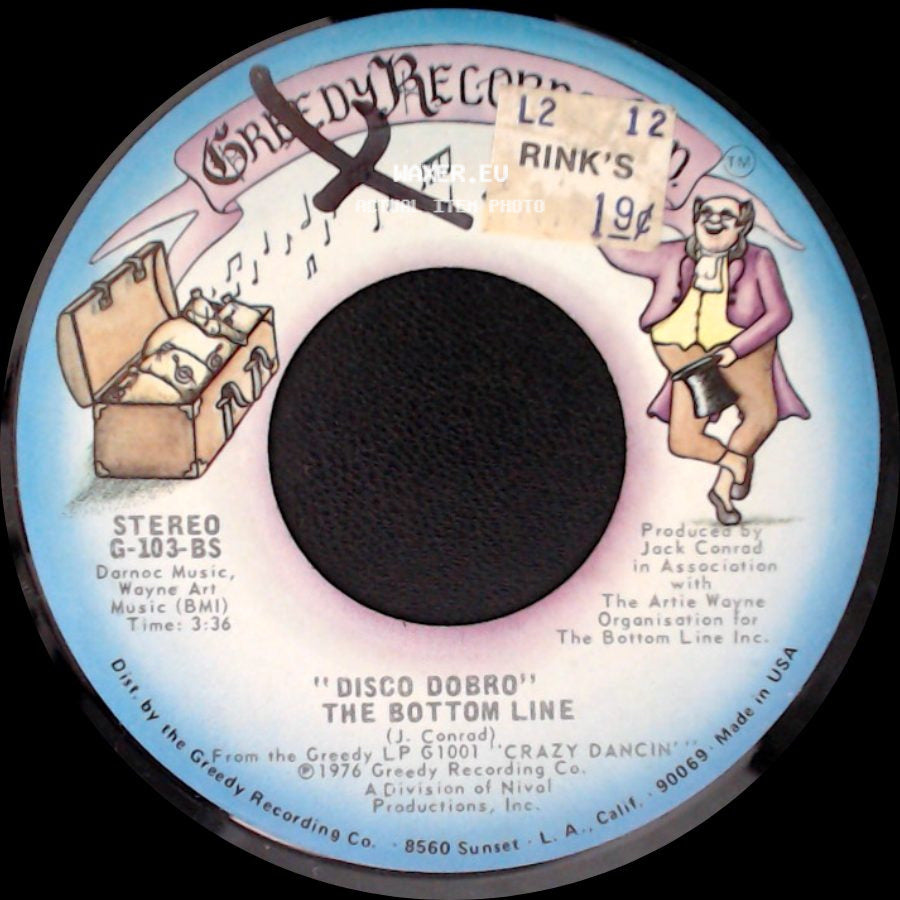 The Bottom Line - That's The Way To Go / Disco Dobro side B