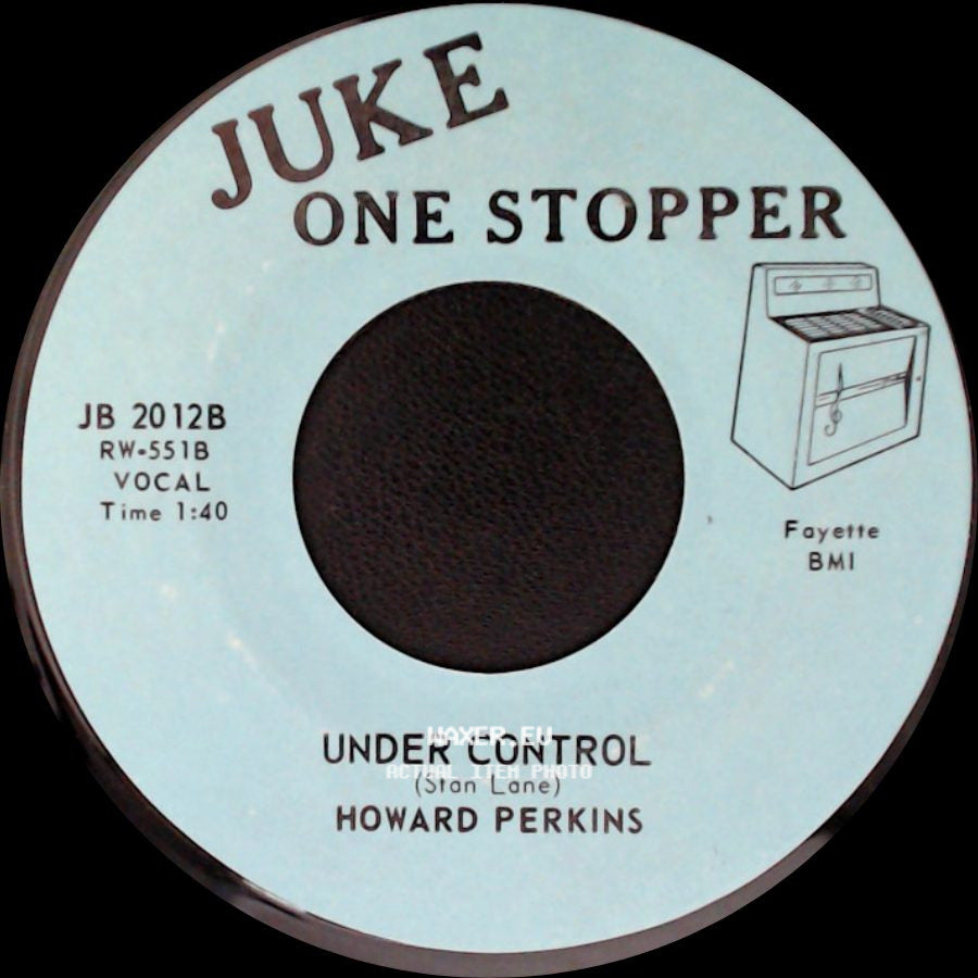 Howard Perkins - Johnny Overload / Under Control side B