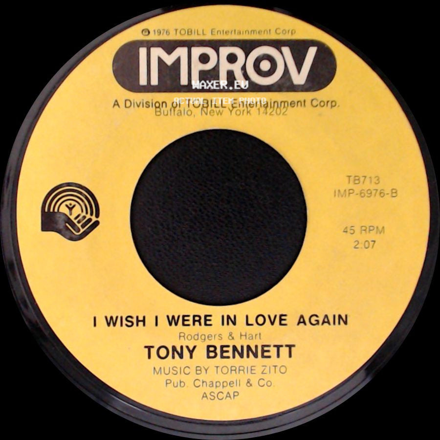 Tony Bennett - I Wish I Were In Love Again / There's Always Tomorrow side A