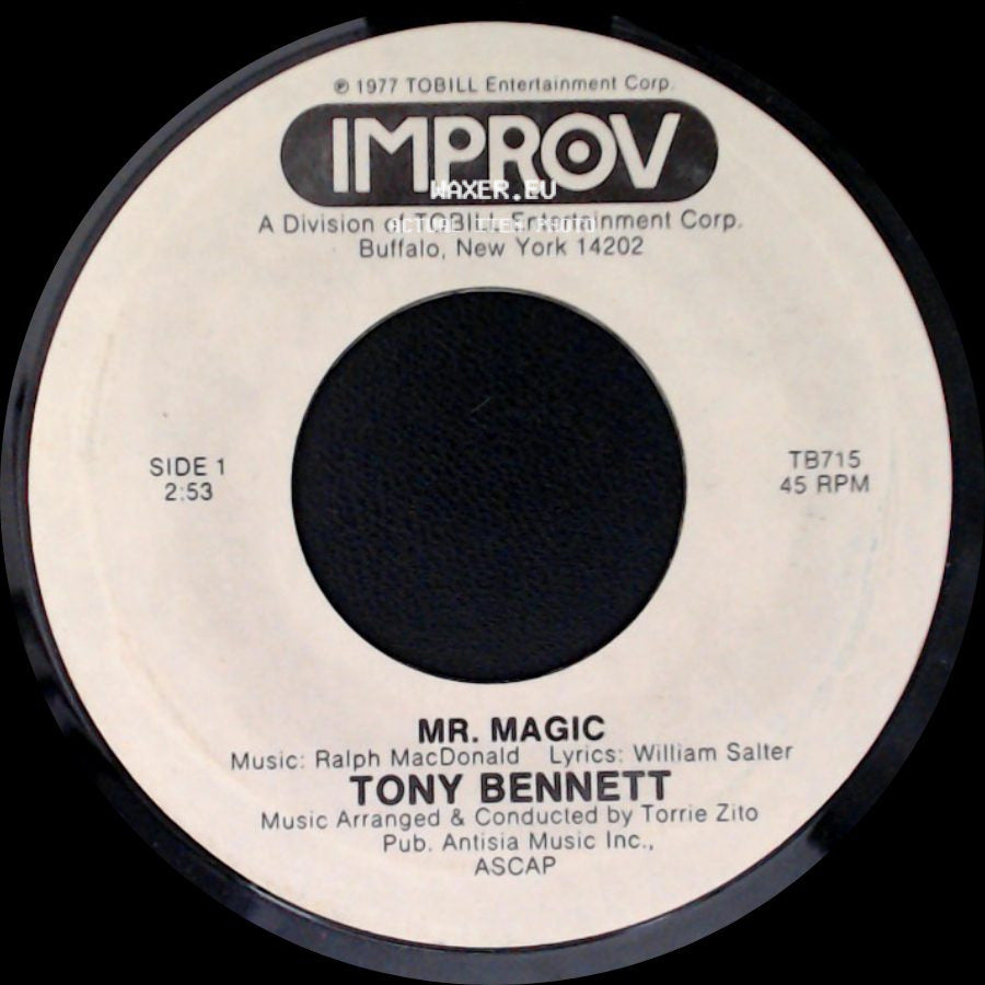 Tony Bennett - Mr. Magic / One side A