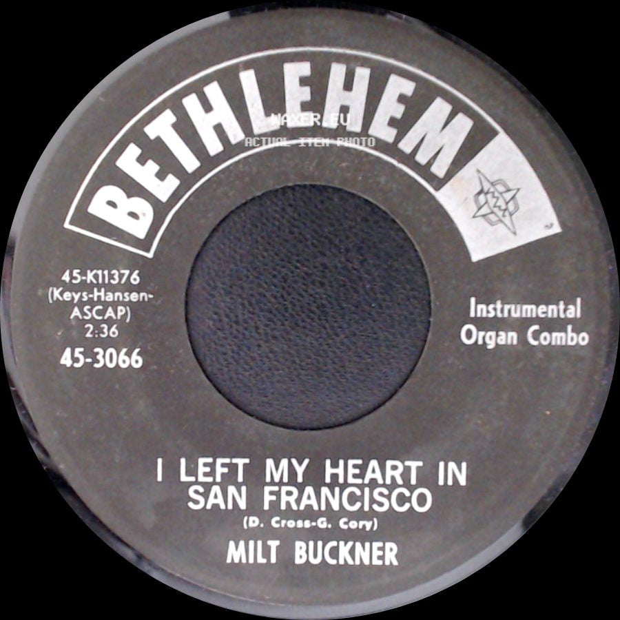 Milt Buckner - All Blues / I Left My Heart In San Francisco side B