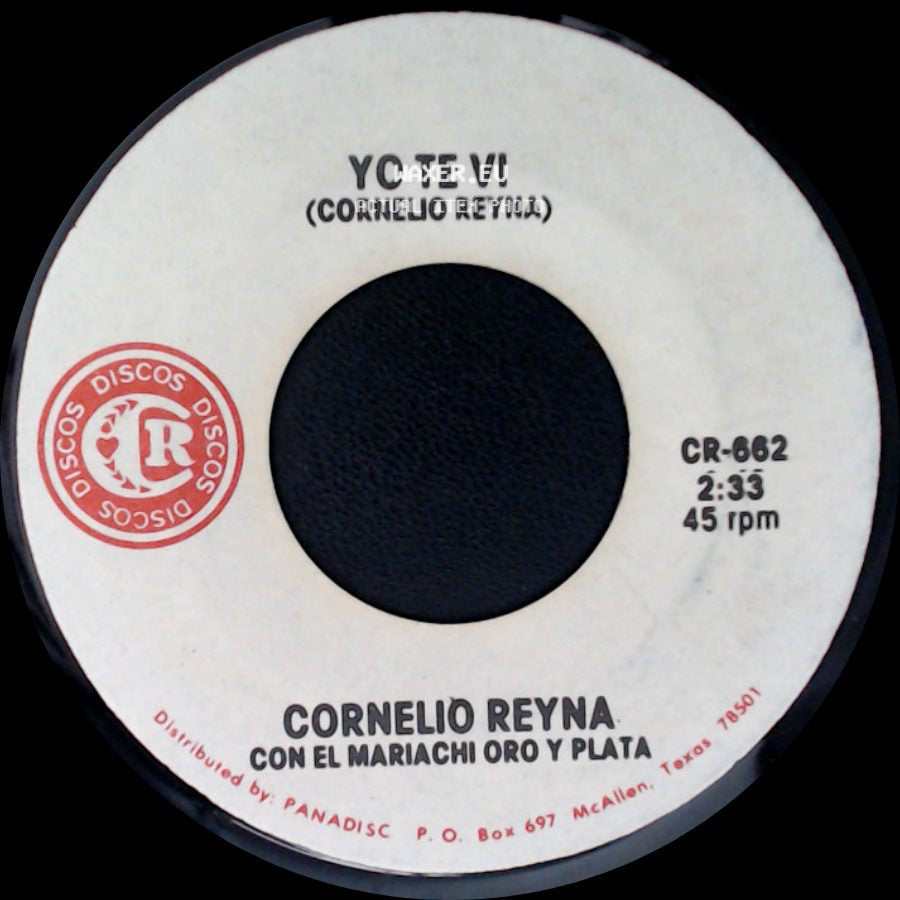 Cornelio Reyna - La Criminal / Yo Te Vi side B