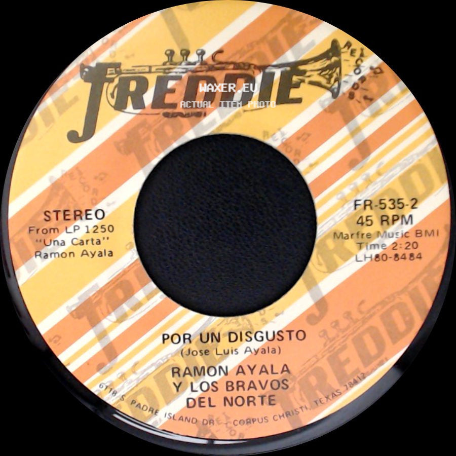 Ramon Ayala Y Los Bravos Del Norte - Dos Cartas Marcadas / Por Un Disgusto side B