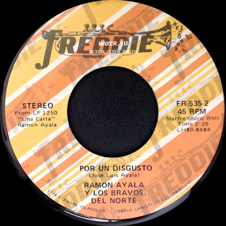 Ramon Ayala Y Los Bravos Del Norte - Dos Cartas Marcadas / Por Un Disgusto side B