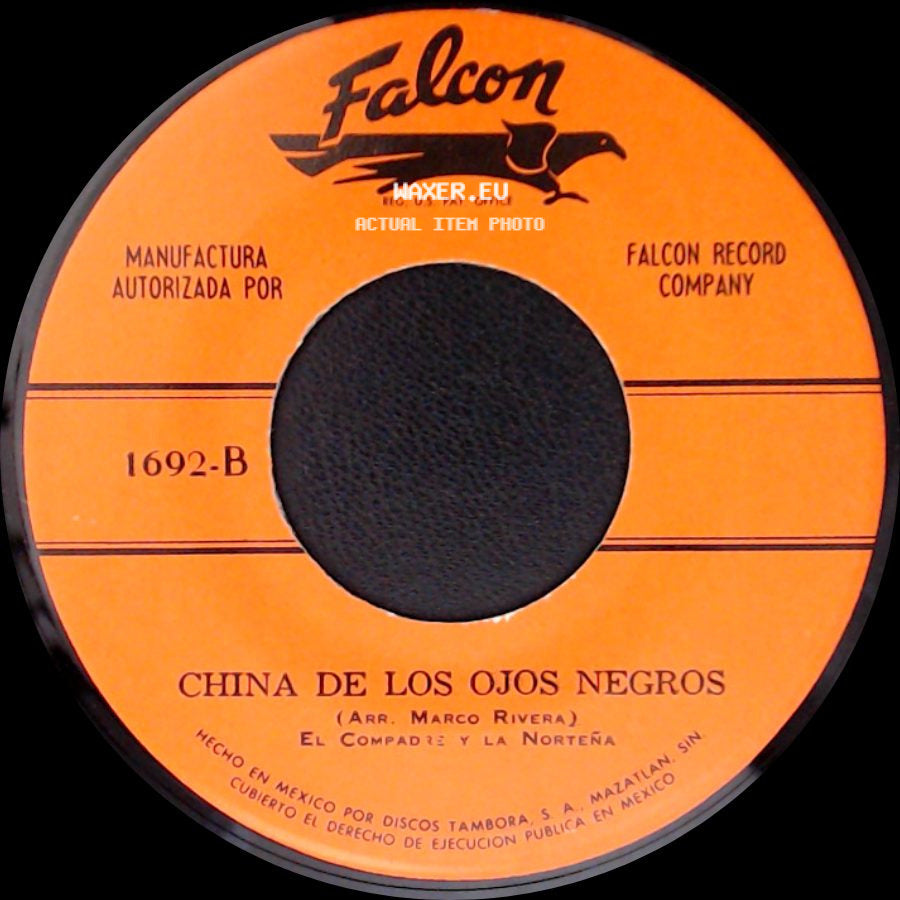 El Compadre Y La Norteña - La Cruz Negra / China De Los Ojos Negros side B