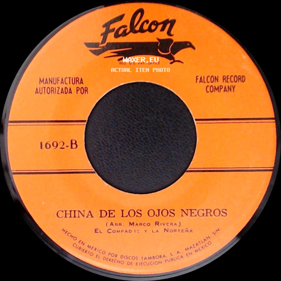 El Compadre Y La Norteña - La Cruz Negra / China De Los Ojos Negros side B