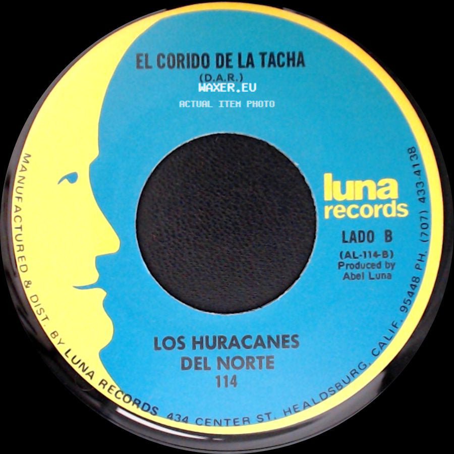 Los Huracanes Del Norte - La Gavilla Del Burro Prieto / El Corido De La Tacha side B