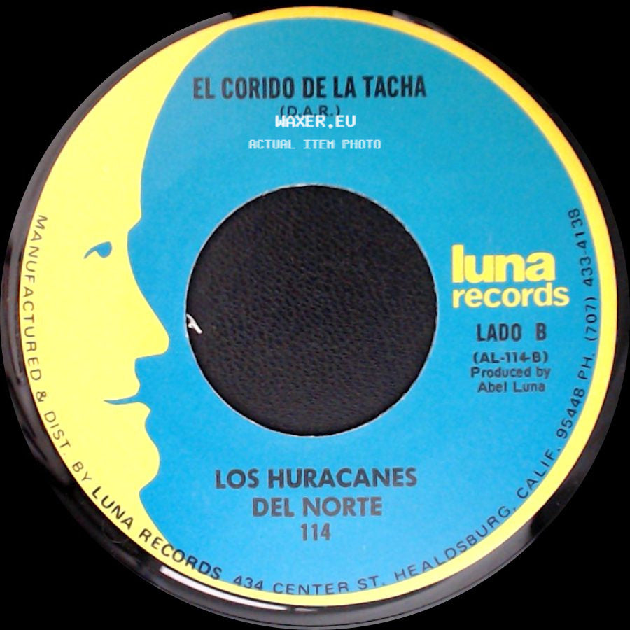 Los Huracanes Del Norte - La Gavilla Del Burro Prieto / El Corido De La Tacha side B