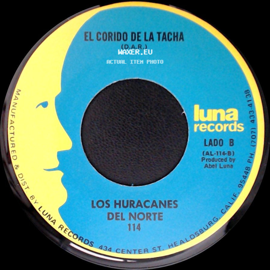 Los Huracanes Del Norte - La Gavilla Del Burro Prieto / El Corido De La Tacha side B