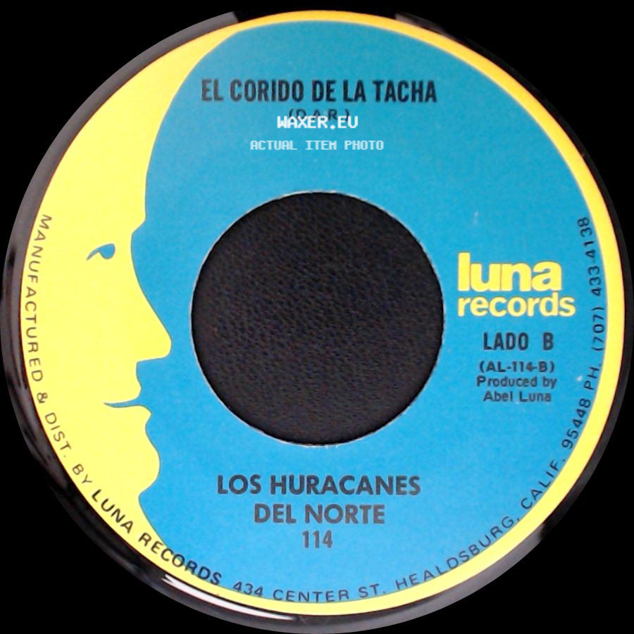 Los Huracanes Del Norte - La Gavilla Del Burro Prieto / El Corido De La Tacha side B
