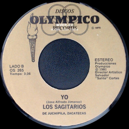 Los Sagitarios - A Mi Cuanto Me Cuestas / Yo side B