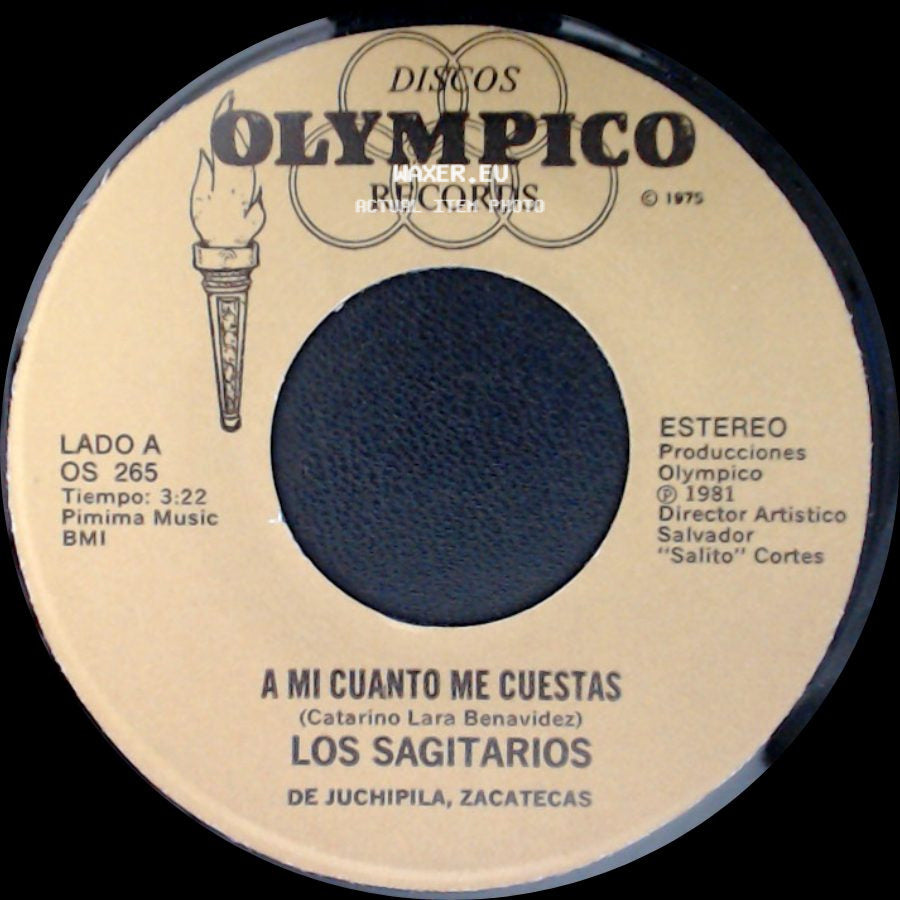 Los Sagitarios De Juchipila, Zacatecas / Los Sagitarios - A Mi Cuanto Me Cuestas / Yo side A