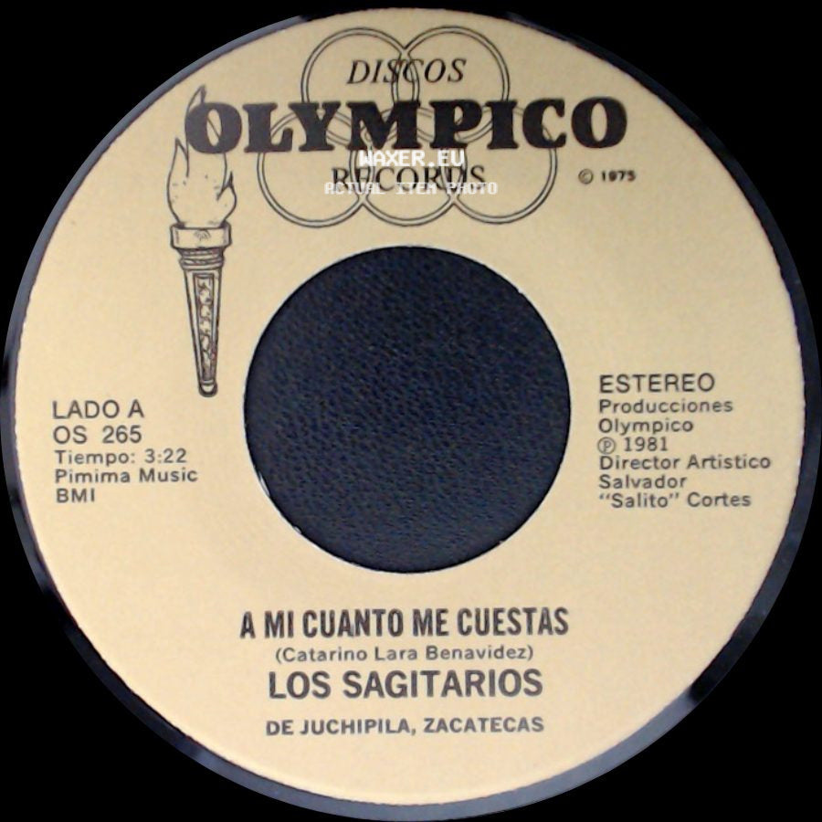 Los Sagitarios - A Mi Cuanto Me Cuestas / Yo side A