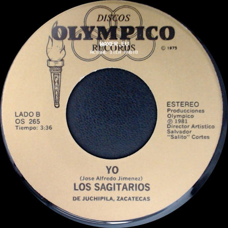 Los Sagitarios - A Mi Cuanto Me Cuestas / Yo side B