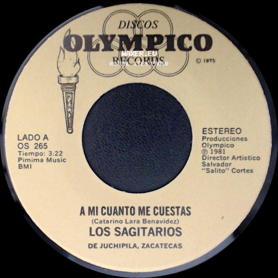 Los Sagitarios - A Mi Cuanto Me Cuestas / Yo side A