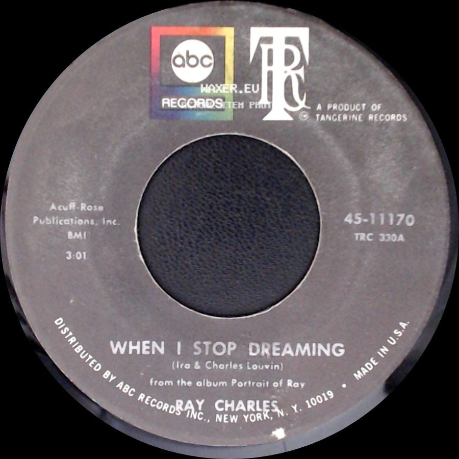 Ray Charles & Jimmy Lewis / Ray Charles - If It Wasn't For Bad Luck / When I Stop Dreaming side B