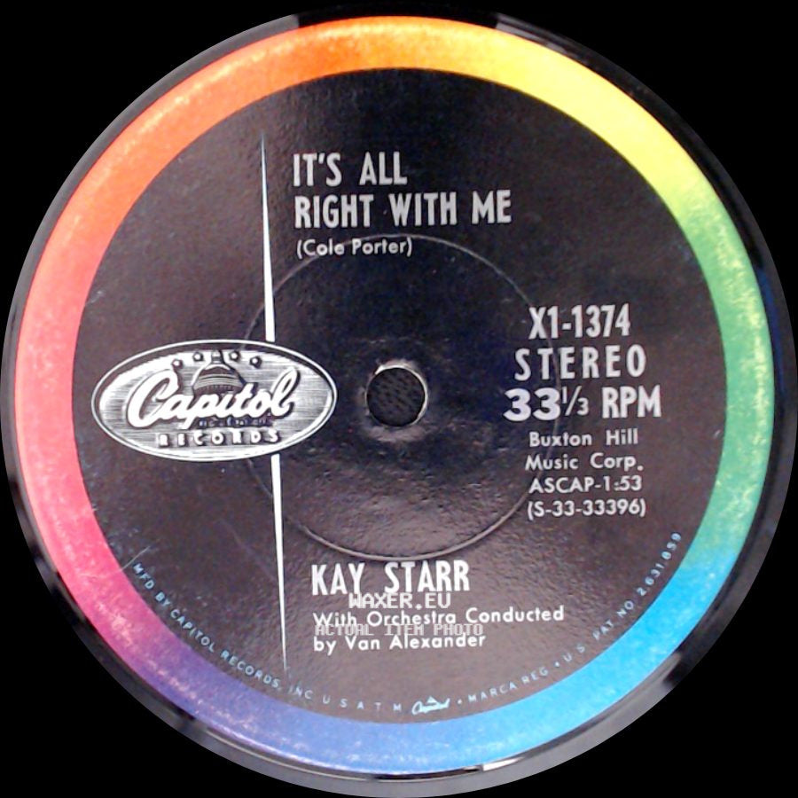 Kay Starr - It's All Right With Me / Heart side A