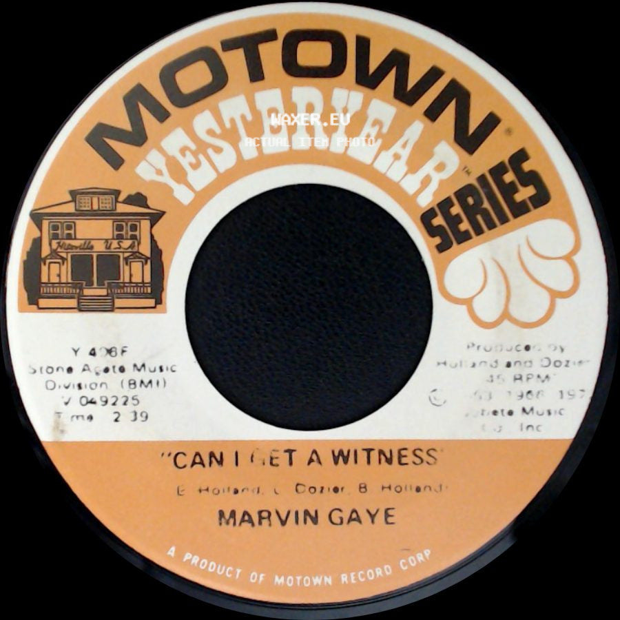 Marvin Gaye - Can I Get A Witness / Pride And Joy side A